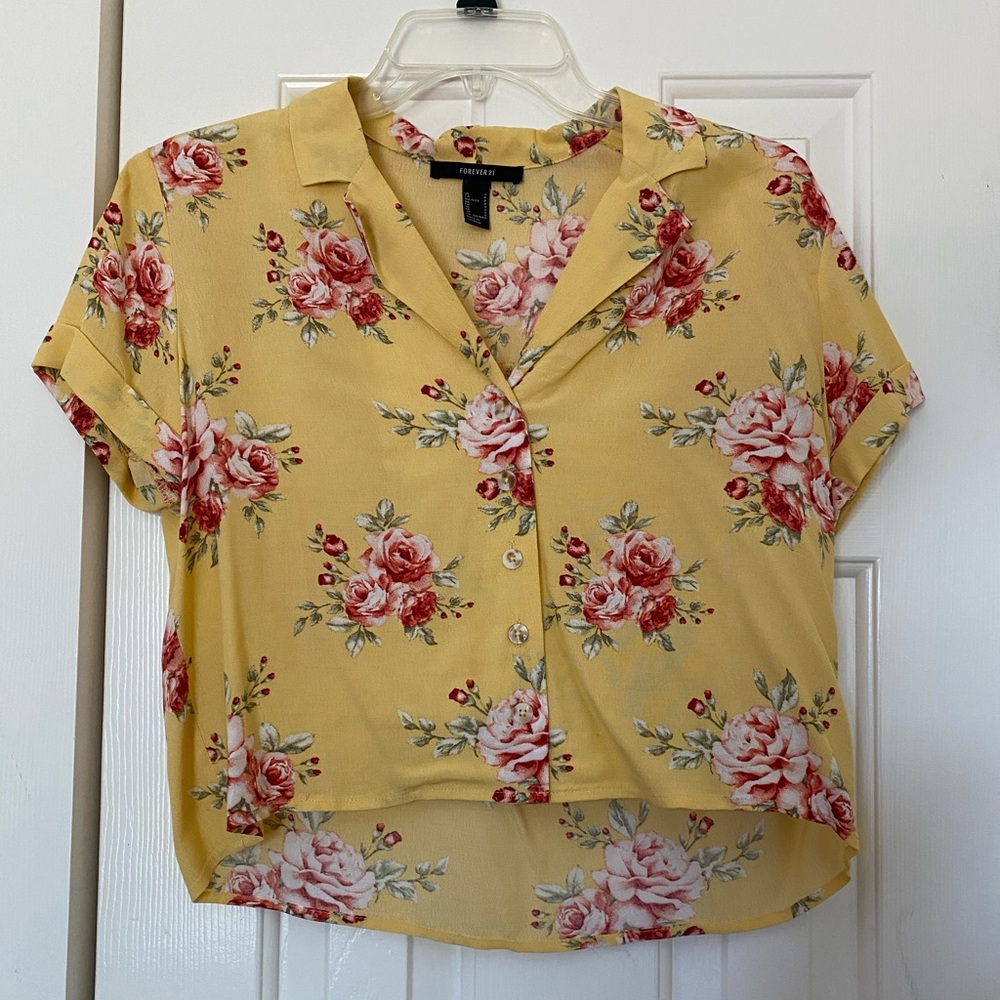 Flower Crop Top